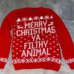 Merry Christmas Ya Filthy Animal Sweater